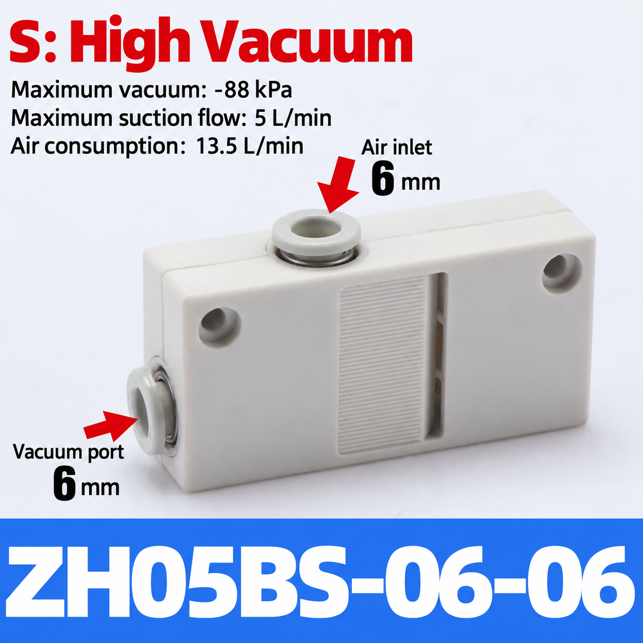 BOLTTE ZH05BS-06-06 box-type vacuum generator