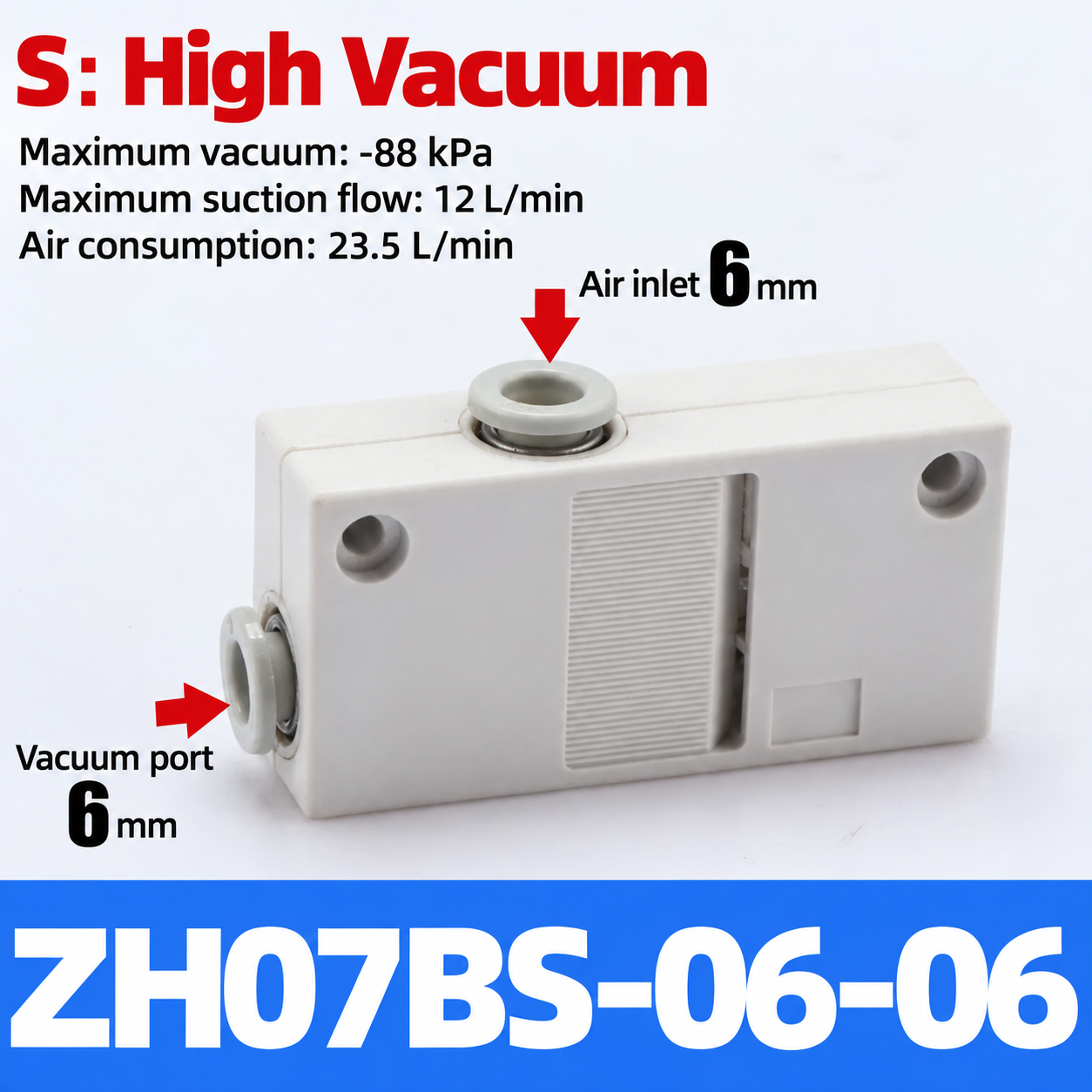 BOLTTE ZH07BS-06-06 box-type vacuum generator