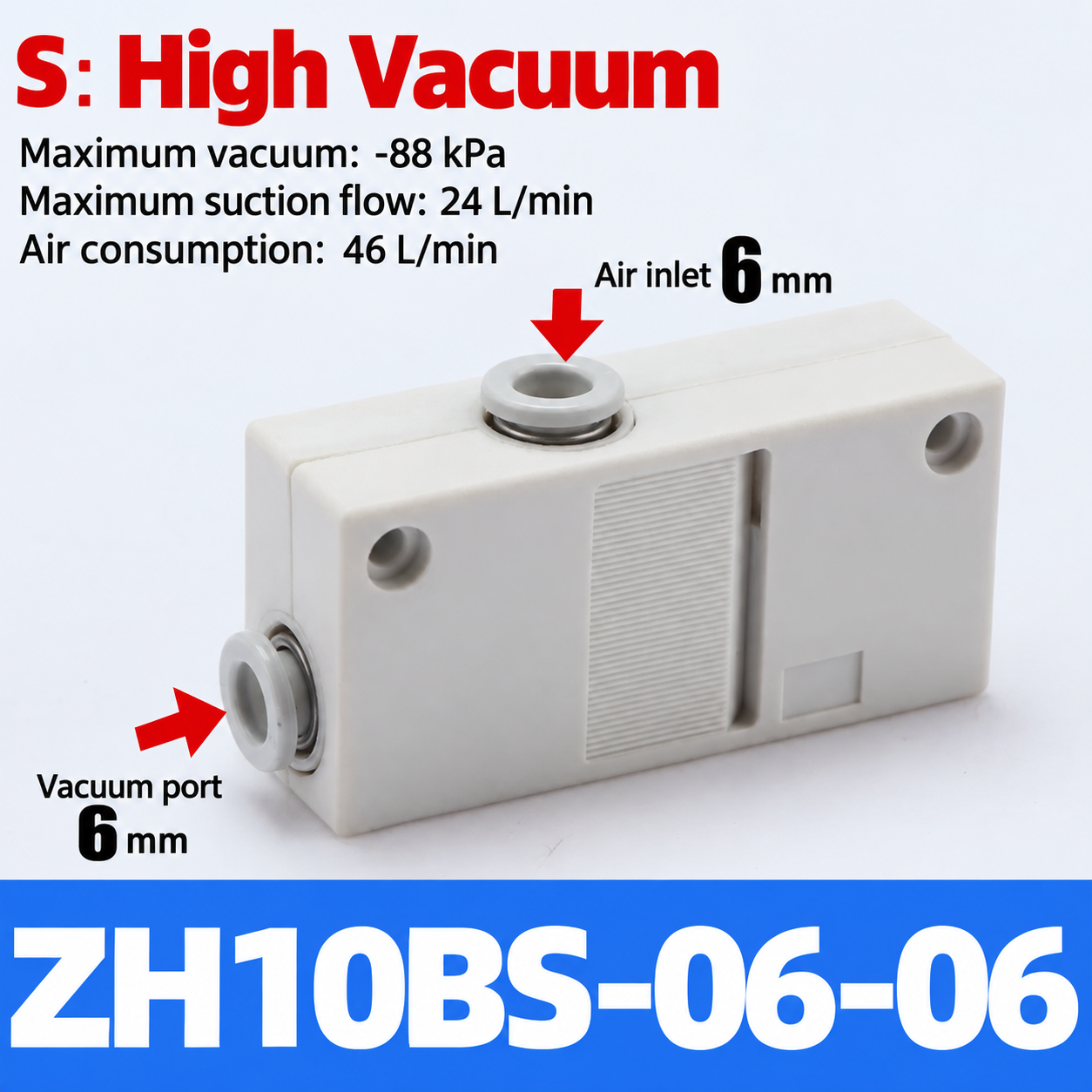 BOLTTE ZH10BS-06-06 box-type vacuum generator