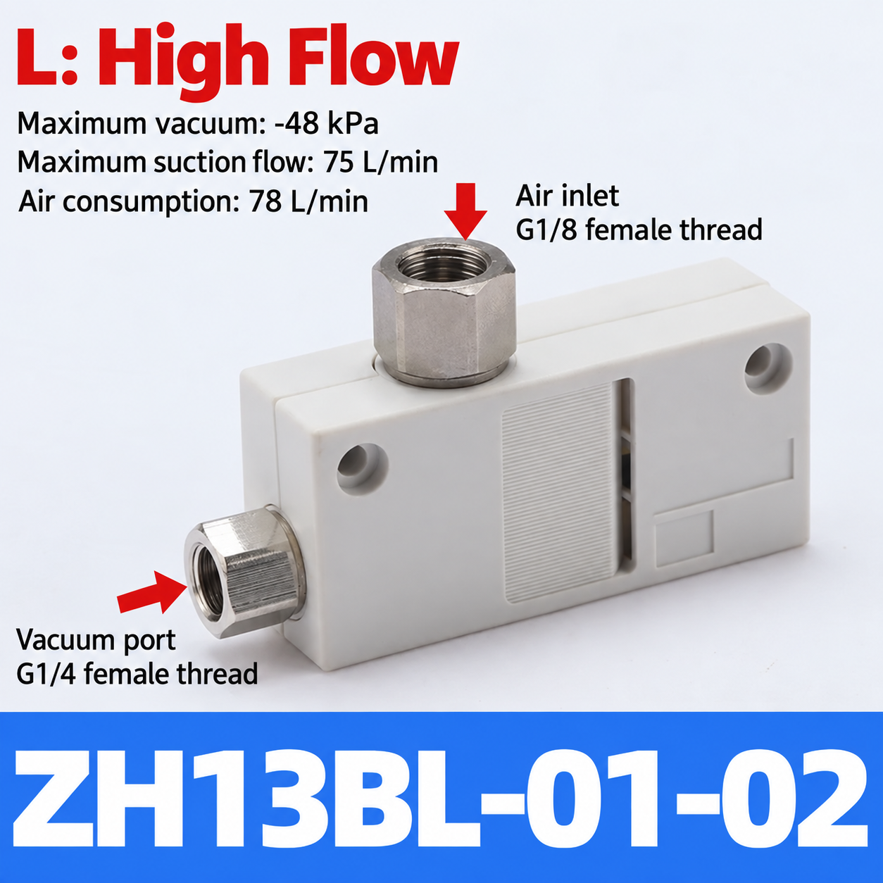BOLTTE ZH13BL-01-02 box-type vacuum generator