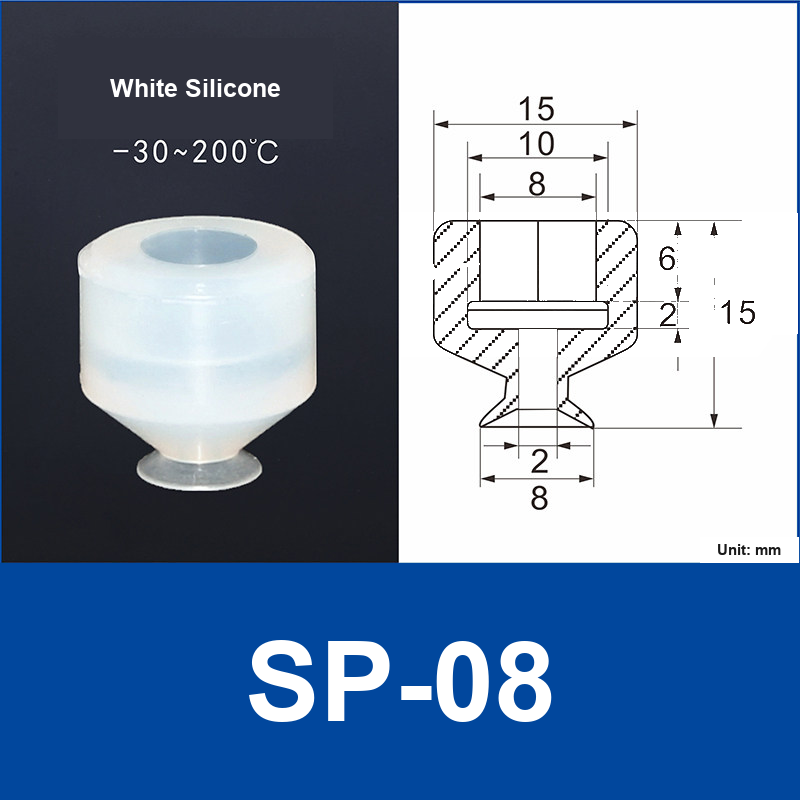 SP-08 White Silicone | clean product image