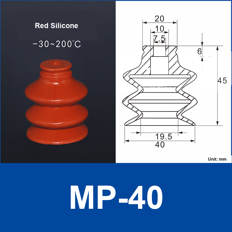 MP-40 Red Silicone | clean product image