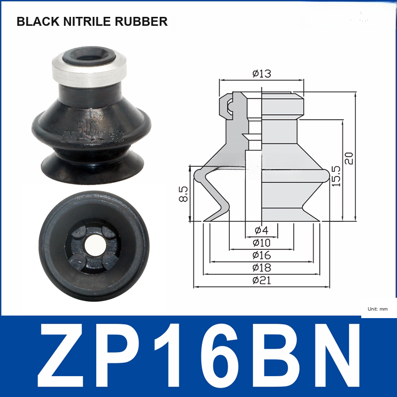 ZP16BN With Buckle Ring Black | clean product image
