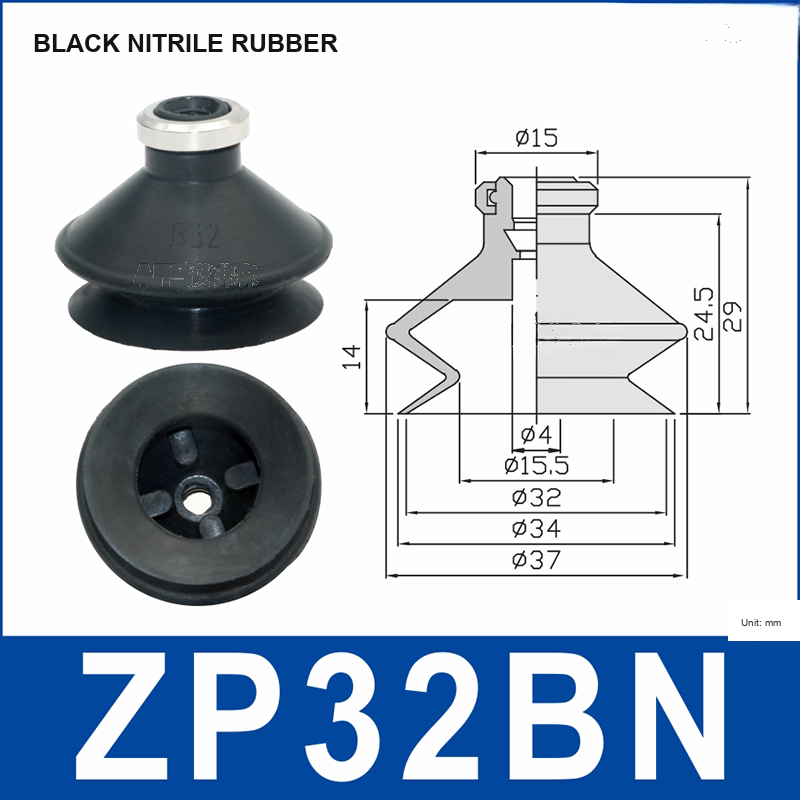 ZP32BN With Buckle Ring Black | clean product image