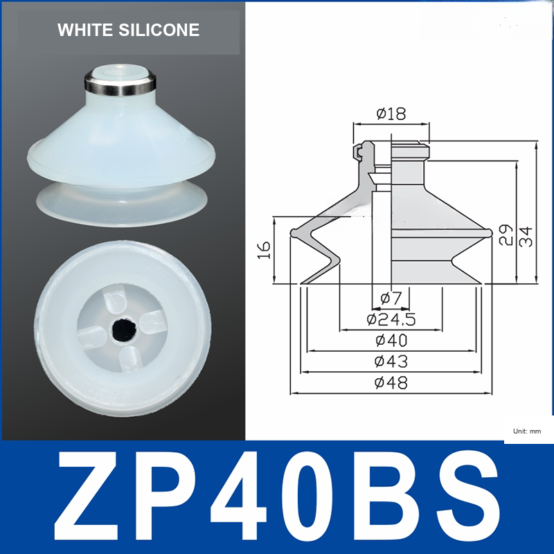 ZP40BS With Buckle Ring White | clean product image