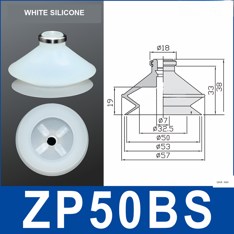 ZP50BS With Buckle Ring White | clean product image