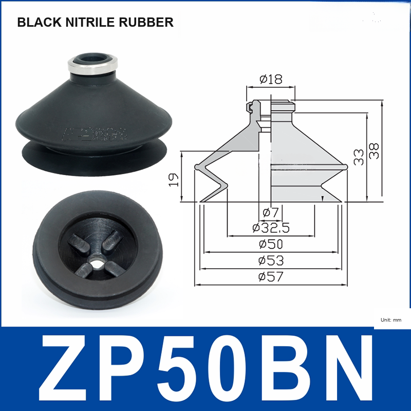 ZP50BN With Buckle Ring Black | clean product image