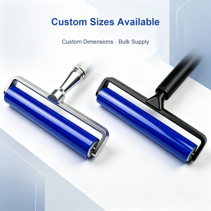 Custom Size for silicone tacky roller and dust-removal system