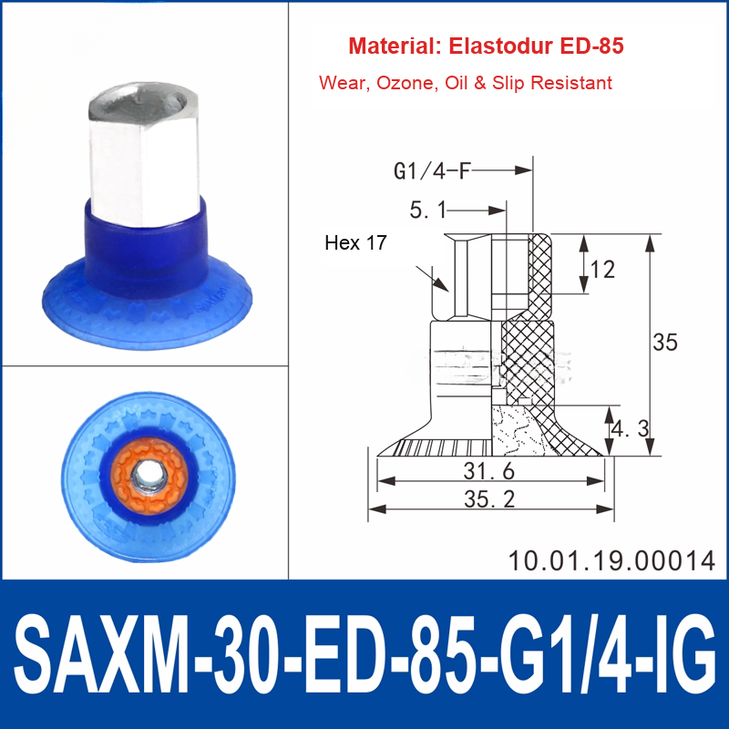 SAXM-30-ED-85-G1/4-IG vacuum suction cup or fitting