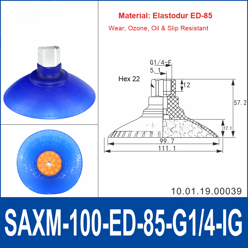 SAXM-100-ED-85-G1/4-IG vacuum suction cup or fitting