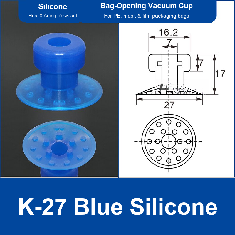 K-27 Blue Silicone | clean product image