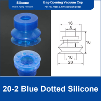 20-2 Blue Dotted Silicone | clean product image