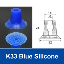 K33 Blue Silicone | clean product image