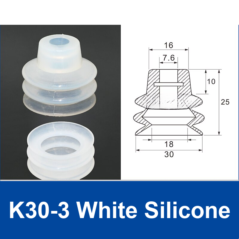 K30-3 White Silicone | clean product image