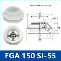 FGA150 SI-55 White Silicone | watermark-clean product image