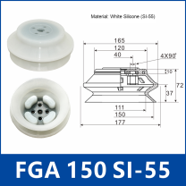 FGA150 SI-55 White Silicone | clean product image