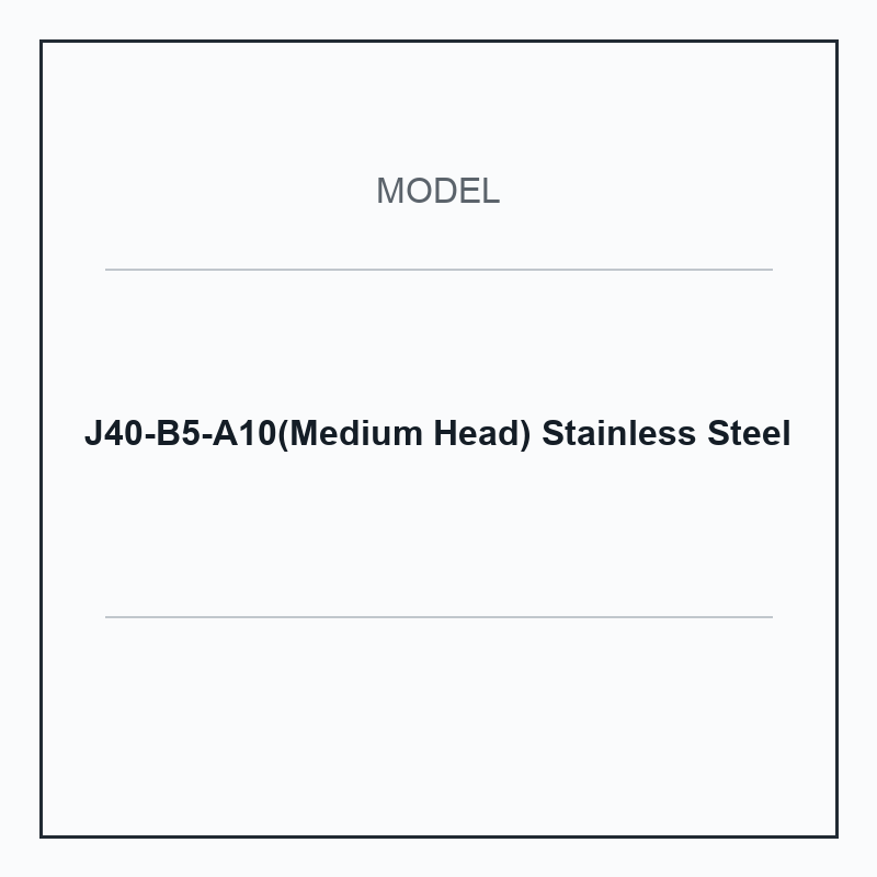J40-B5-A10(Medium Head) Stainless Steel spring-buffered vacuum cup mount