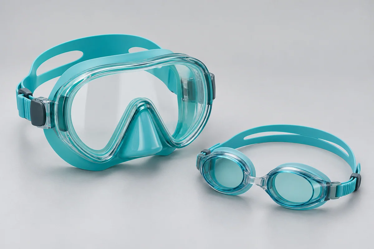 Illustrative diving-snorkeling-masks category render, not a supplied customer part