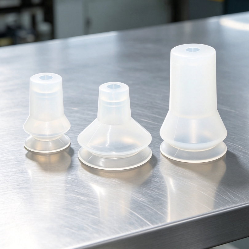 BS-S7 Bottle Preform Vacuum Suction Cups with L55 Pneumatic Fittings