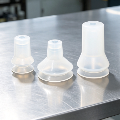 BS-S7 Bottle Preform Vacuum Suction Cups with L55 Pneumatic Fittings