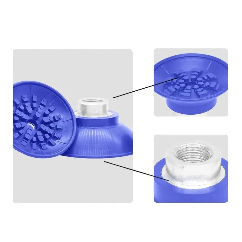 Pneumatic Robotic Vacuum Suction Cups SAF30/40/50/60/80/100/125 Single Layer Corrugated Sucker NBR Industrial Automation Parts-BOLTTE