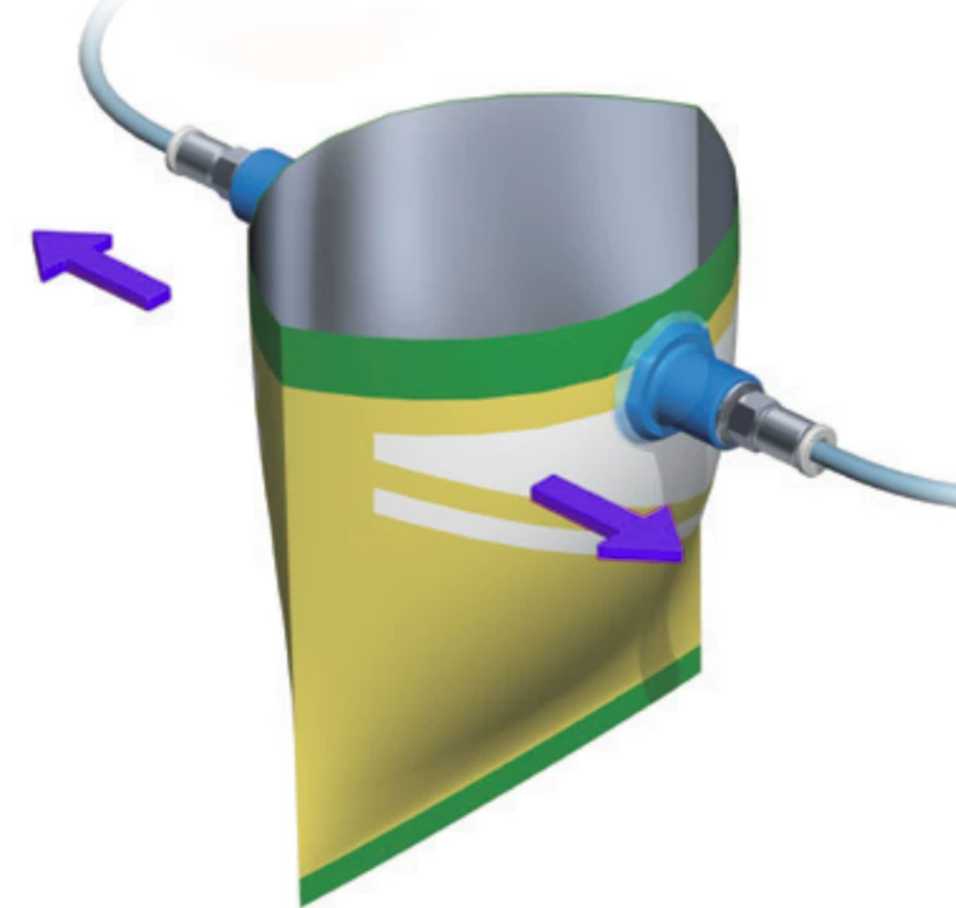 Plastic bag suction nozzle