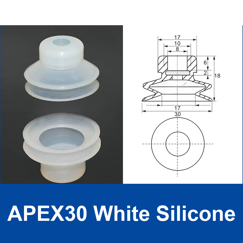 APEX30 White Silicone | clean product image