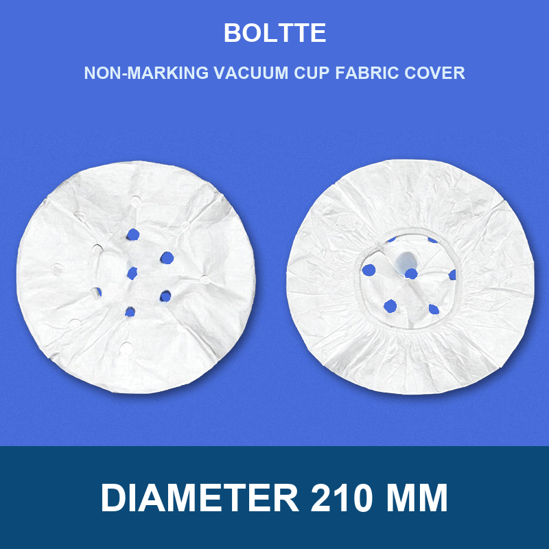 Diameter 210 mm non-marking vacuum cup fabric cover