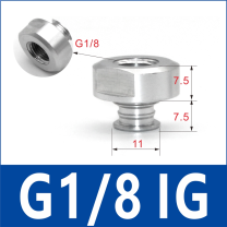 G1/8 IG Internal Thread VBU silicone vacuum cup or fitting