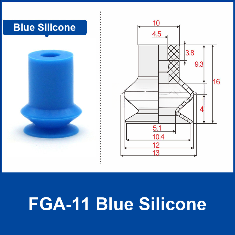 FGA Series Double-Layer Vacuum Suction Cups & Fittings