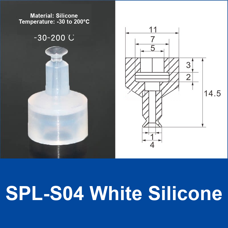 SPL-S04 White Silicone | watermark-clean product image