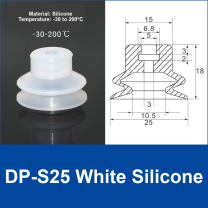 DP-S25 White Silicone | watermark-clean product image