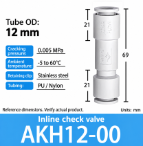 AKH12-00 pneumatic check valve