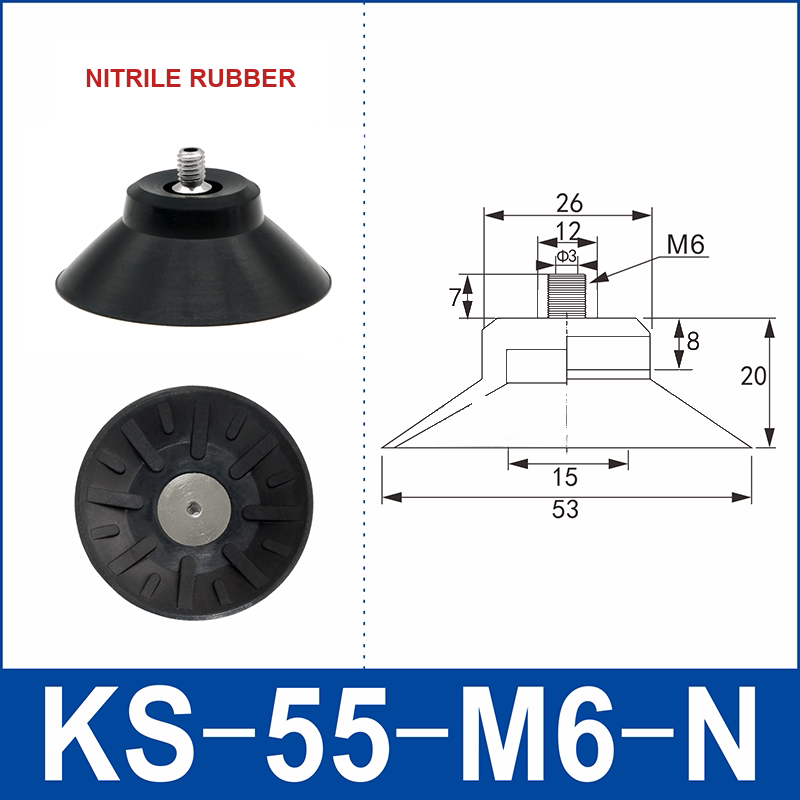 KS-55-M6-N Nitrile Rubber | clean product image