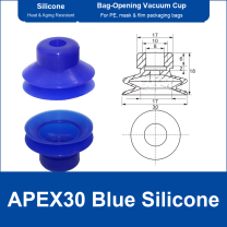 APEX30 Blue Silicone | clean product image