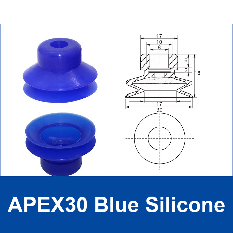 APEX30 Blue Silicone | clean product image
