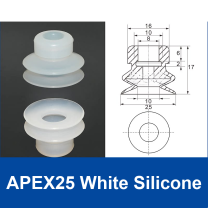 APEX25 White Silicone | clean product image