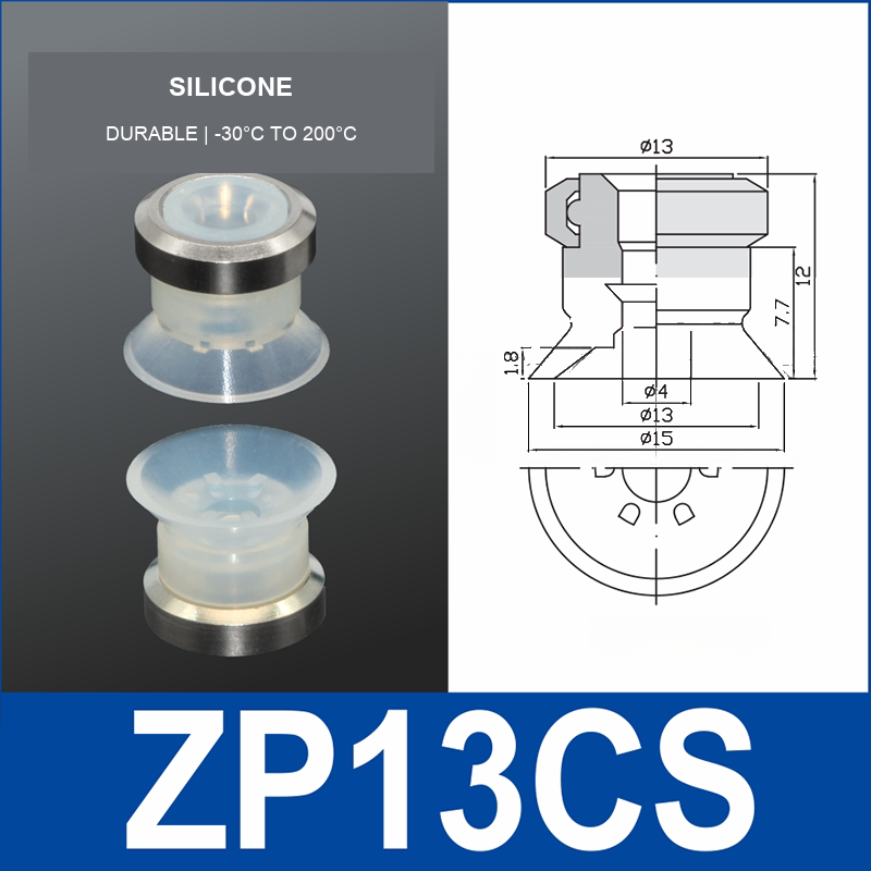 ZP-C Series Vacuum Suction Cups & Buckle Rings