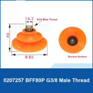BFF FCF Polyurethane Vacuum Suction Cups with G3/8 Fittings