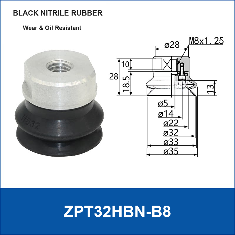 ZPT32HBN-B8 vacuum suction cup or fitting