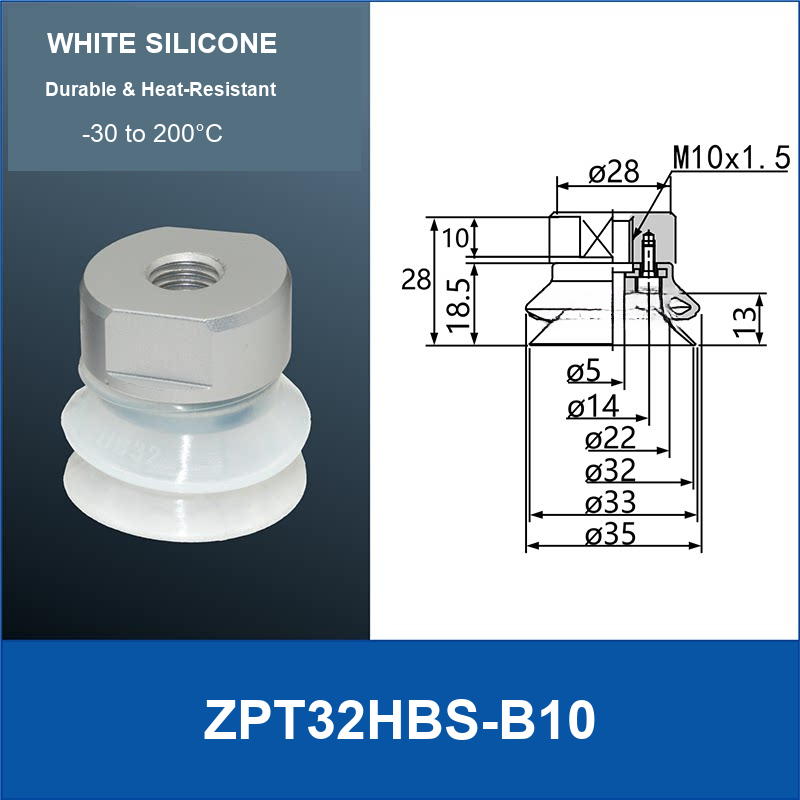 ZPT32HBS-B10 vacuum suction cup or fitting