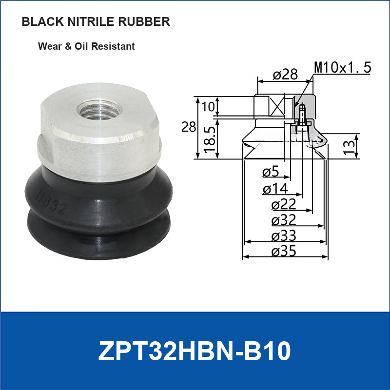ZPT32HBN-B10 vacuum suction cup or fitting