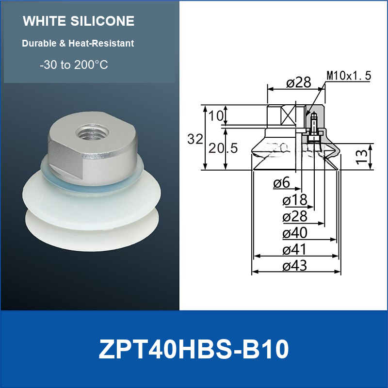 ZPT40HBS-B10 vacuum suction cup or fitting