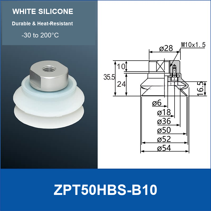 ZPT50HBS-B10 vacuum suction cup or fitting