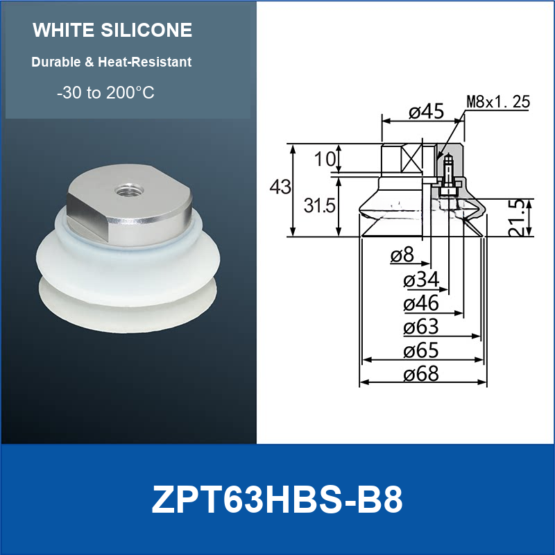 ZPT63HBS-B8 vacuum suction cup or fitting