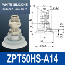 ZPT Heavy-Duty Vacuum Cups — HS & HN Types (32–125 mm)-BOLTTE