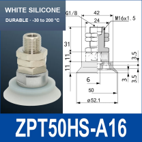 ZPT Heavy-Duty Vacuum Cups — HS & HN Types (32–125 mm)-BOLTTE