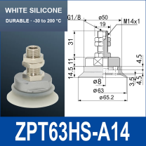 ZPT Heavy-Duty Vacuum Cups — HS & HN Types (32–125 mm)-BOLTTE
