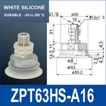 ZPT Heavy-Duty Vacuum Cups — HS & HN Types (32–125 mm)-BOLTTE