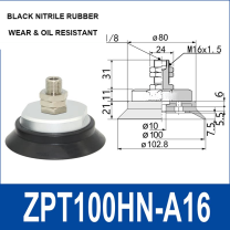 ZPT Heavy-Duty Vacuum Cups — HS & HN Types (32–125 mm)-BOLTTE